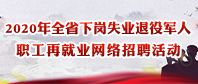 2020年全省下岗失业退役军人职工再就业网络招聘活动